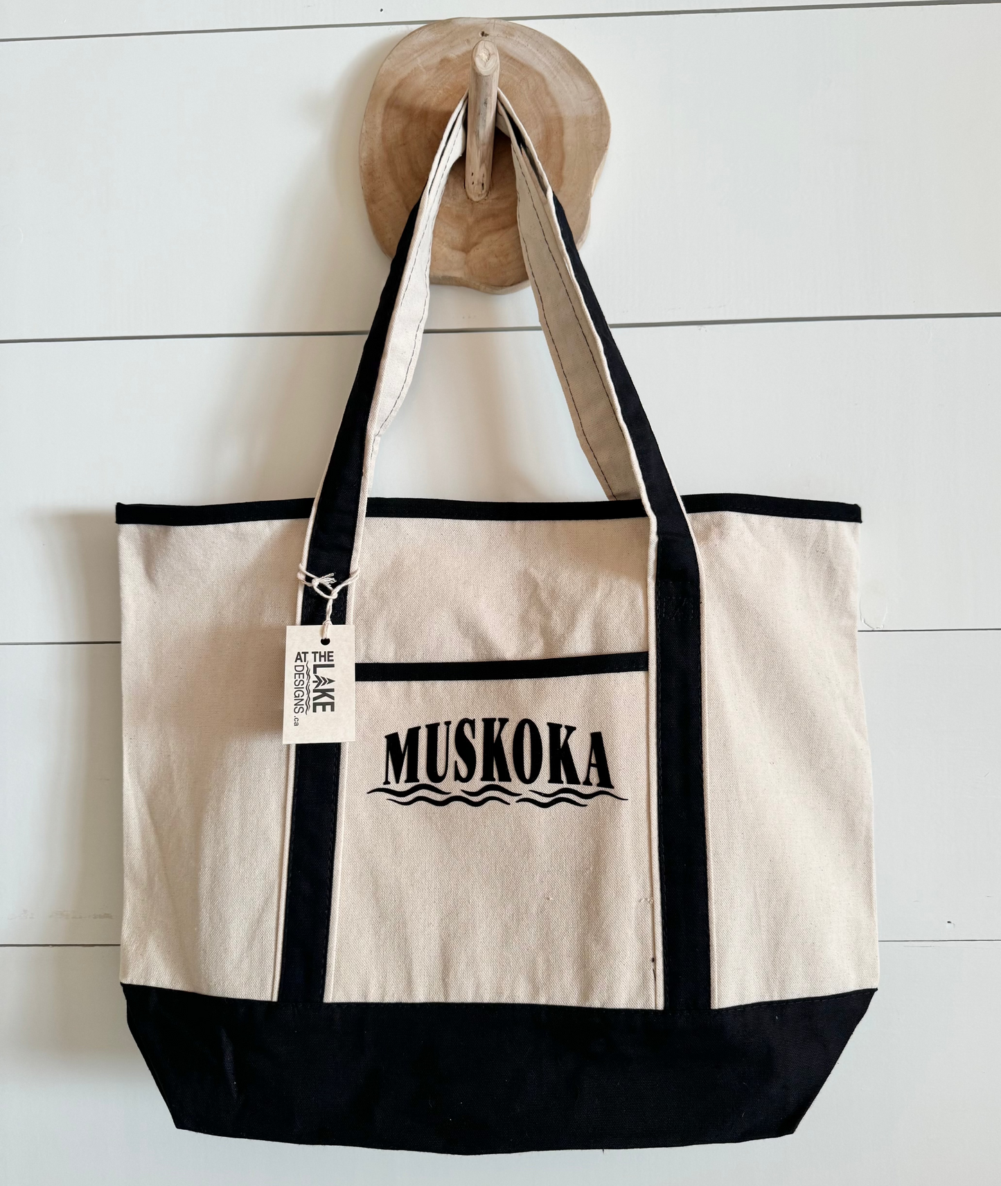Deluxe Canvas Tote - Custom LAKE Logo
