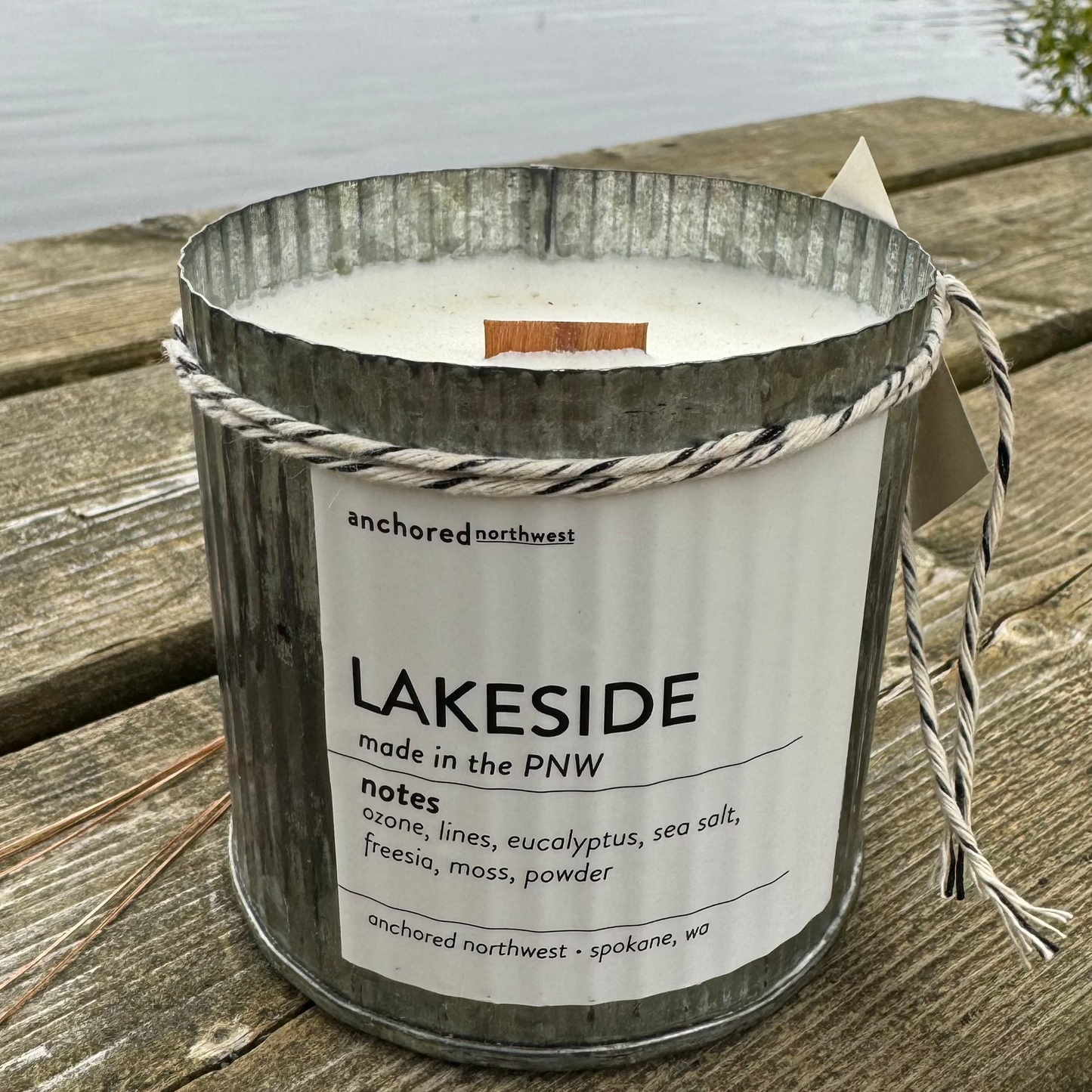 Rustic Vintage Candle - 'Lakeside'