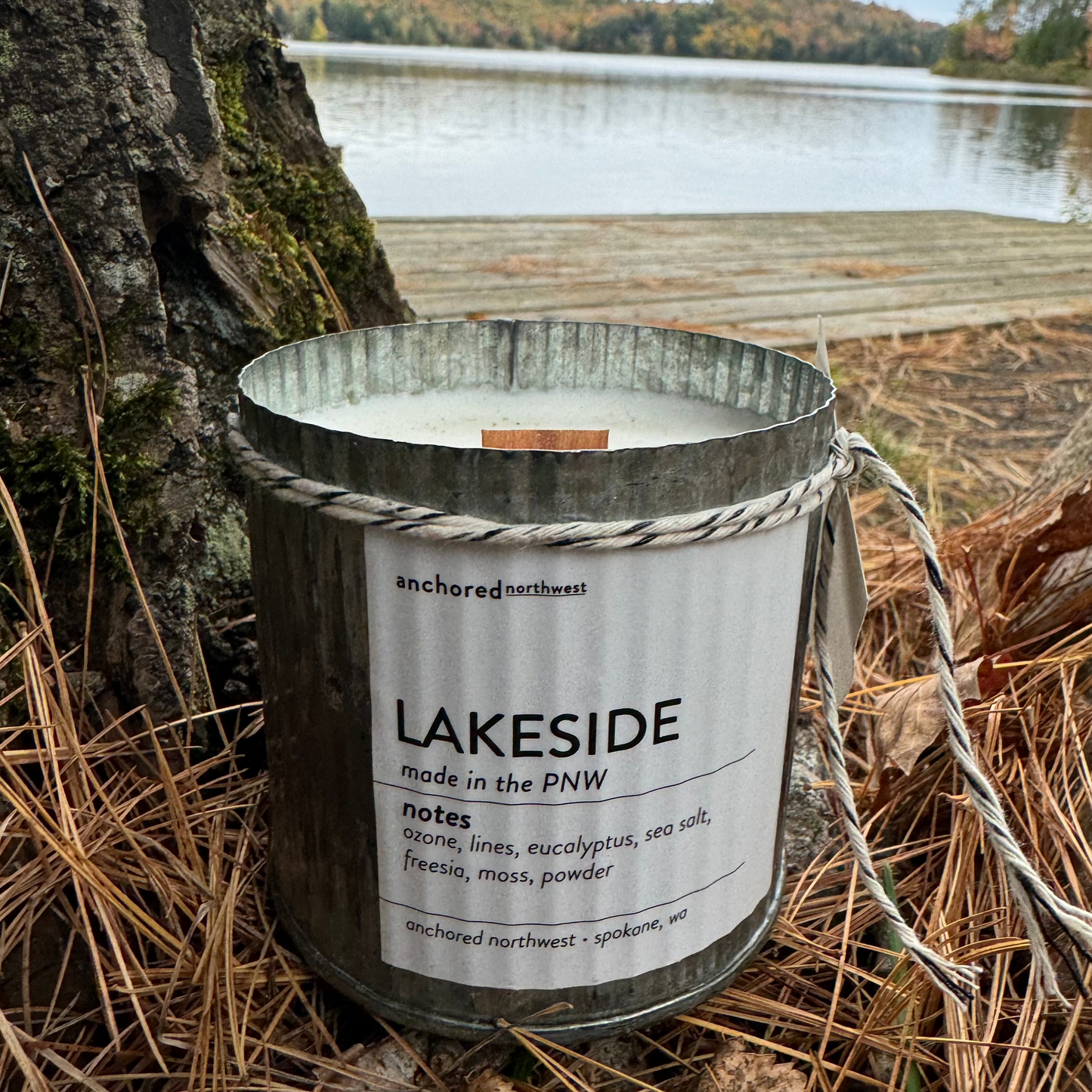 Rustic Vintage Candle - 'Lakeside'