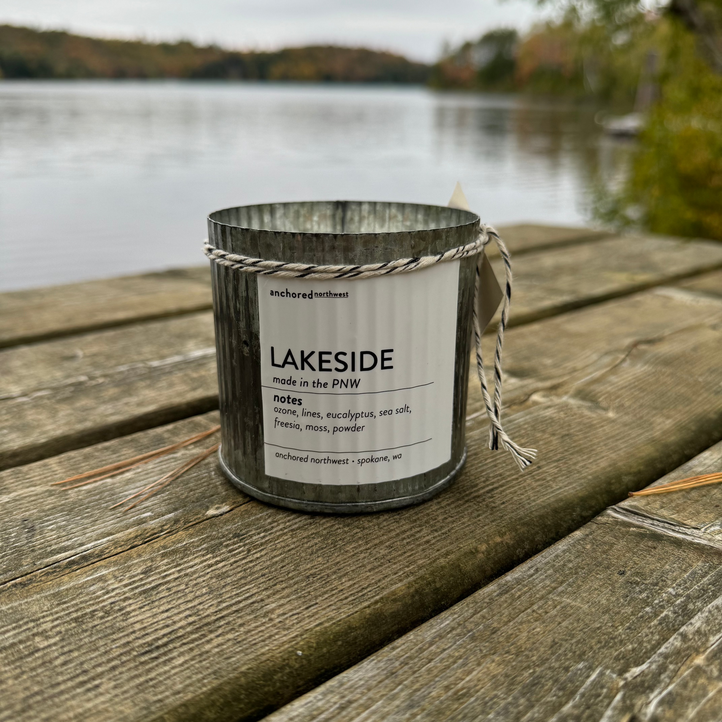 Rustic Vintage Candle - 'Lakeside'