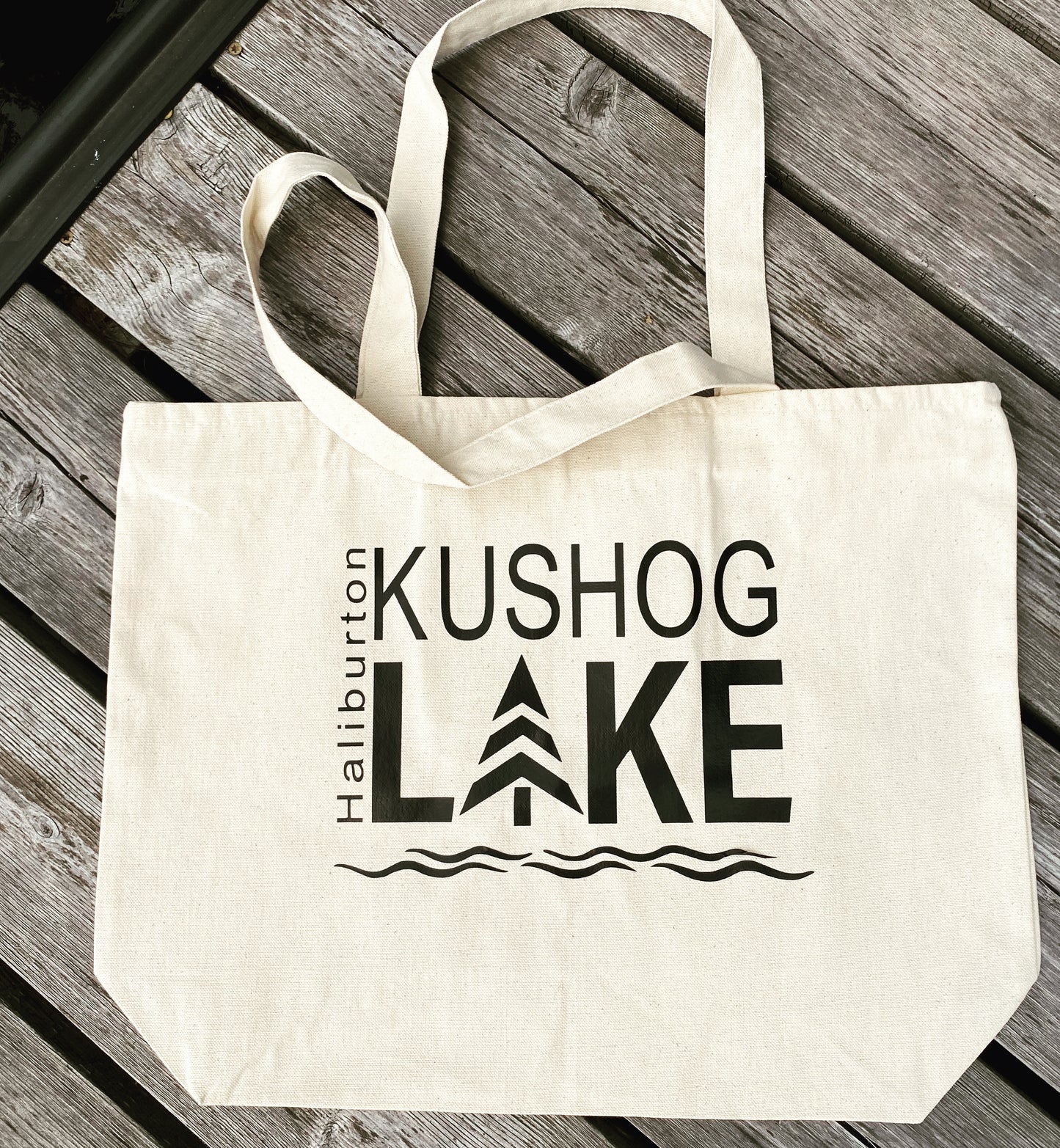 Large Zippered Tote - Custom LAKE Logo