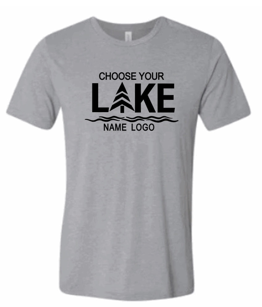 Lightweight T-Shirt -Unisex with Custom LAKE Logo