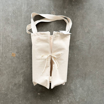 Canvas 4 Bottle 'Wine' Tote Bag