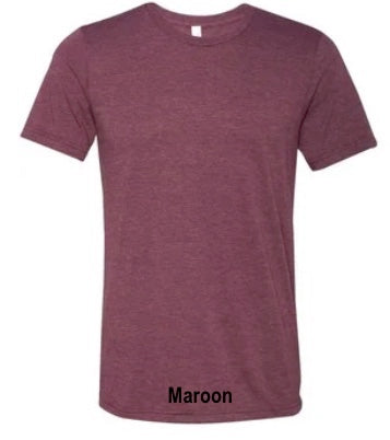 Cotton t-shirt in the colour maroon.