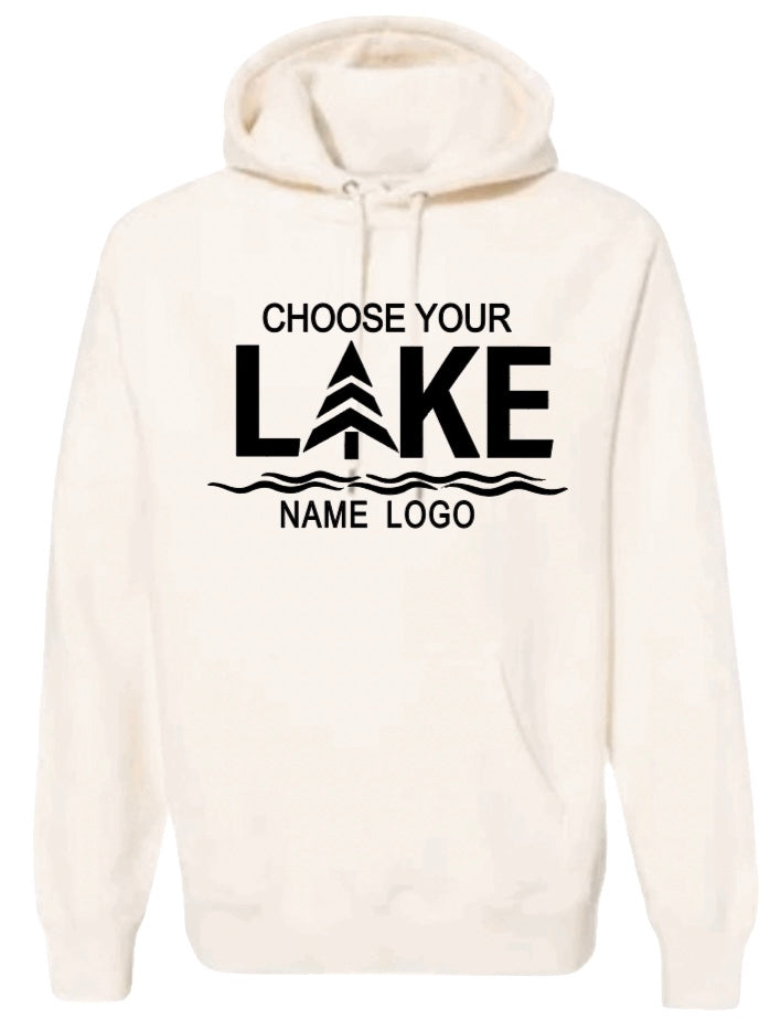 Premium Heavyweight Unisex Hoodie - Custom LAKE Logo